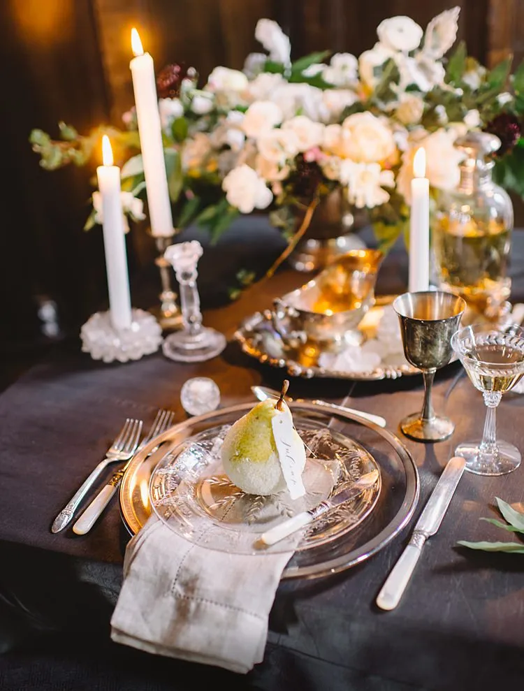 Moody Edwardian Winter Wedding Inspiration