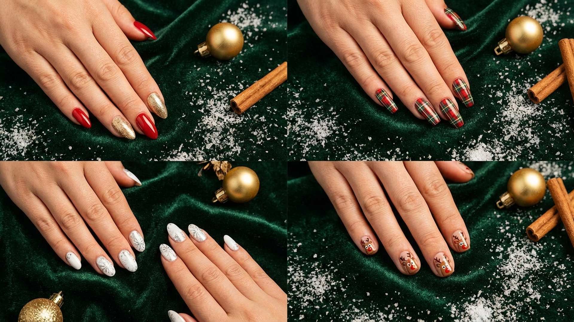 Más de 15 diseños de uñas para Navidad 2026: Clásicos, elegantes y festivos – SHANGMENG nails