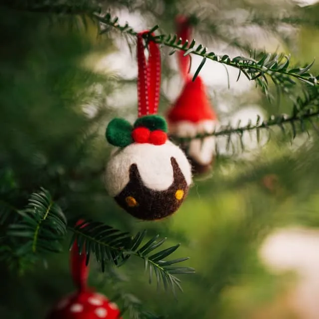 Needle Felted Baubles | The Newt in Somerset