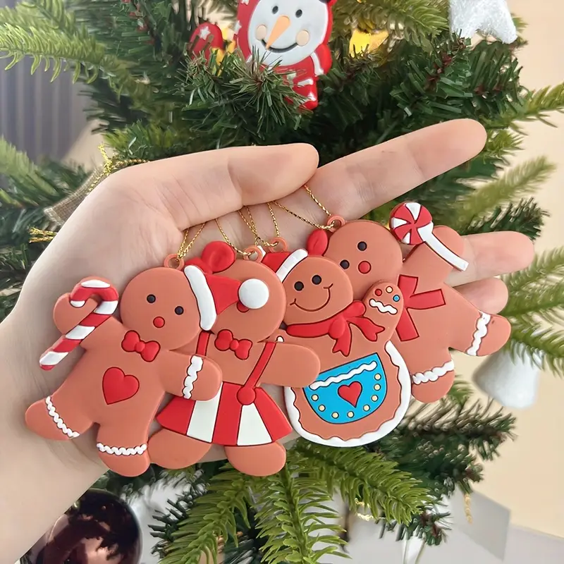 new gingerbread man christmas tree ornaments styles - Temu Oman
