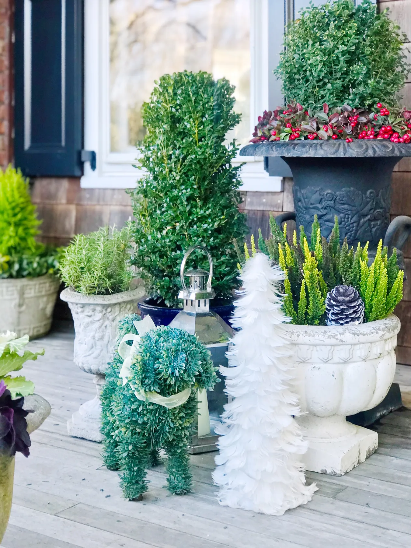 NEW KDHamptons Holiday Photo Diary: Design Details of My Magical Winter Woodland Garden - KDHamptons