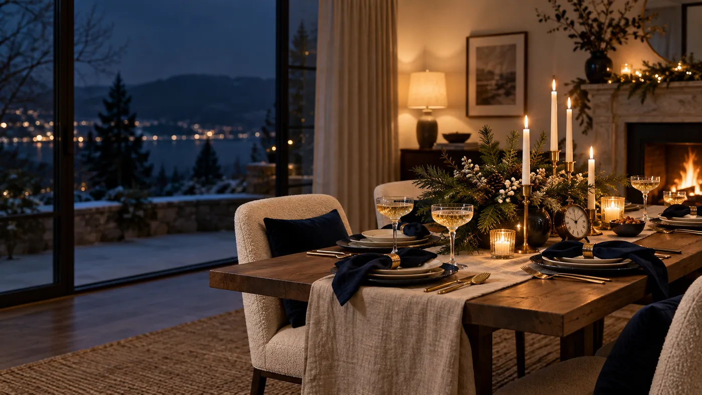 New Year's Eve at Home: Table, Bar Cart & Party Ideas | Thriving the  Holidays
