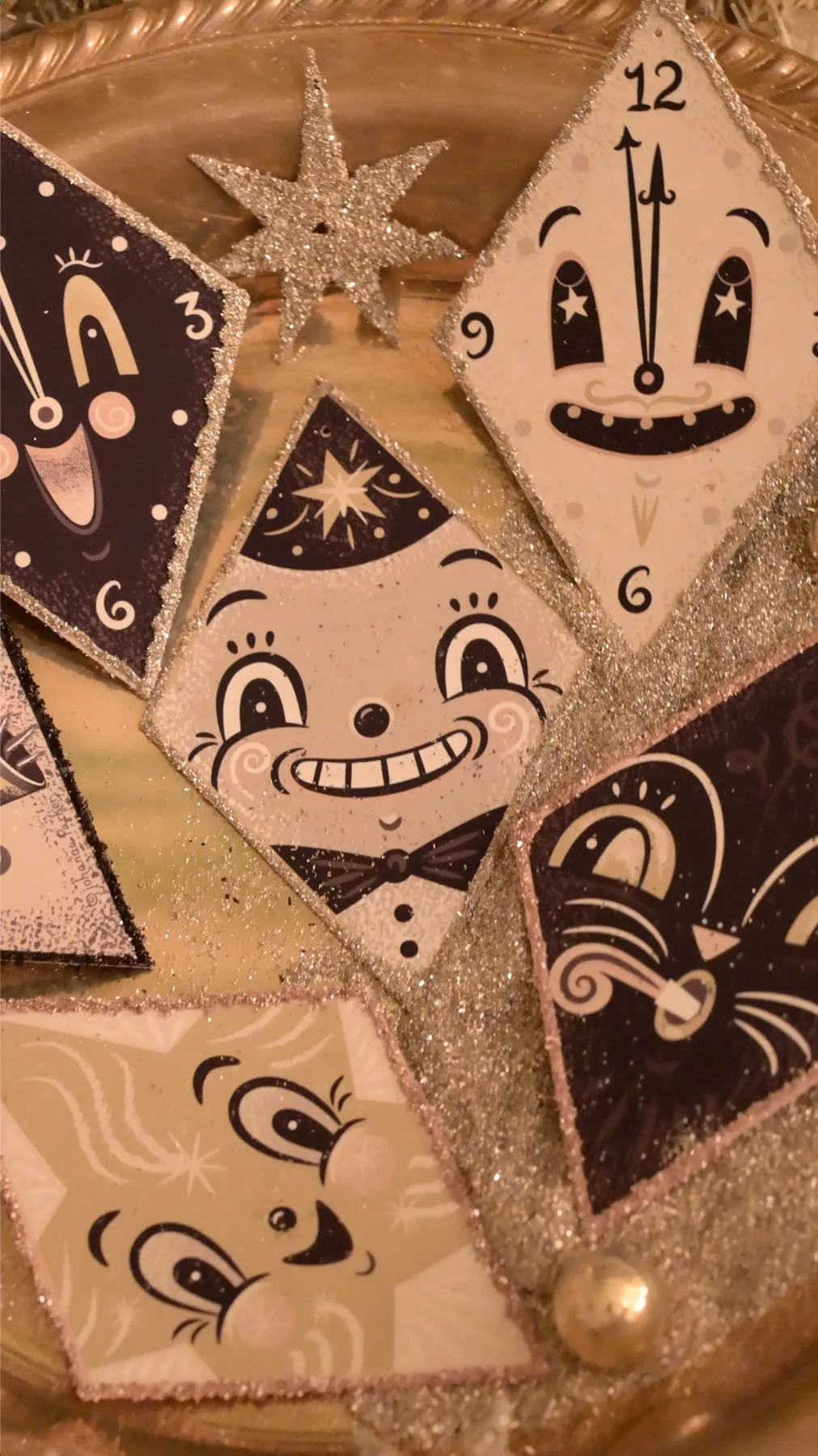 New Years Party Face Diamonds — Johanna Parker Design