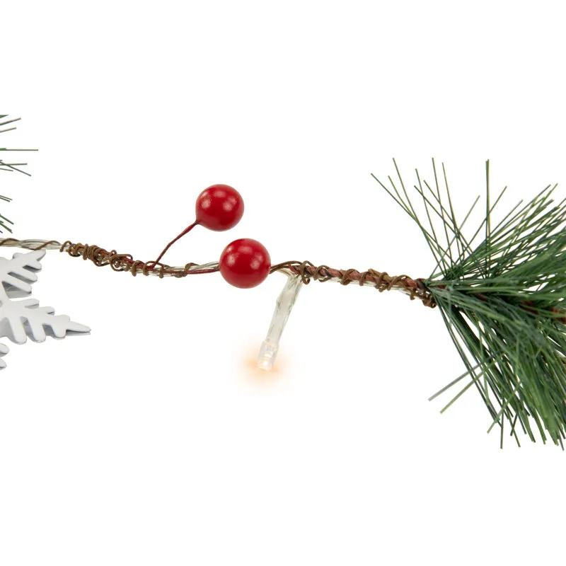 Northlight Seasonal 3.5'' in. Lighted Faux Garland | Birch Lane