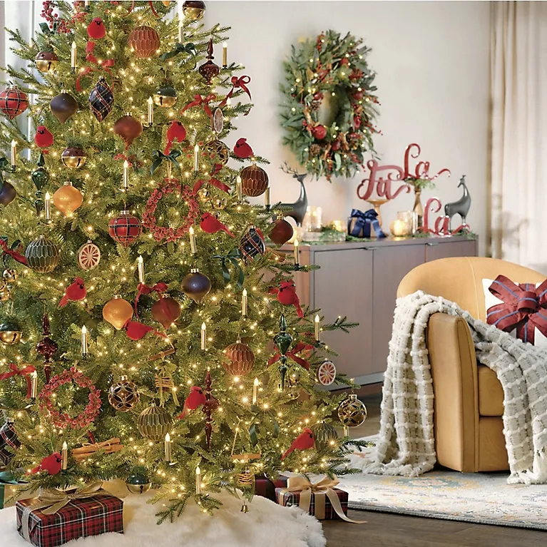 Nostalgic Christmas Tree Candle, Set of Ten | Grandin Road