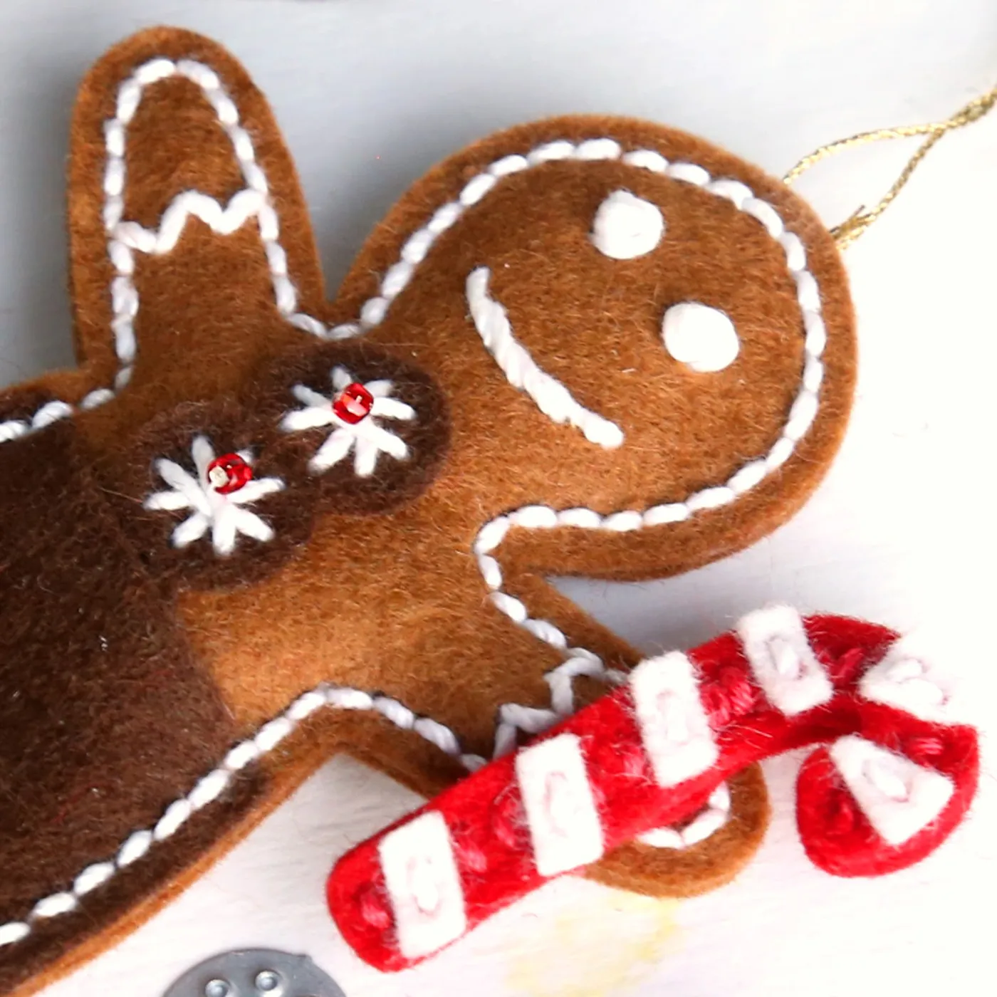 Notable Nest: Christmas in July - Poshta Design Gingerbread Friends Felt  Ornaments