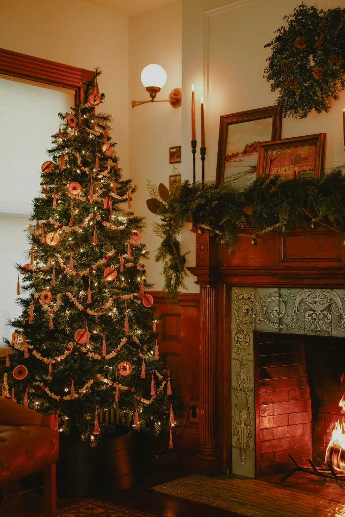 Our Boston Victorian Entry at Christmas Time — Renovation Husbands