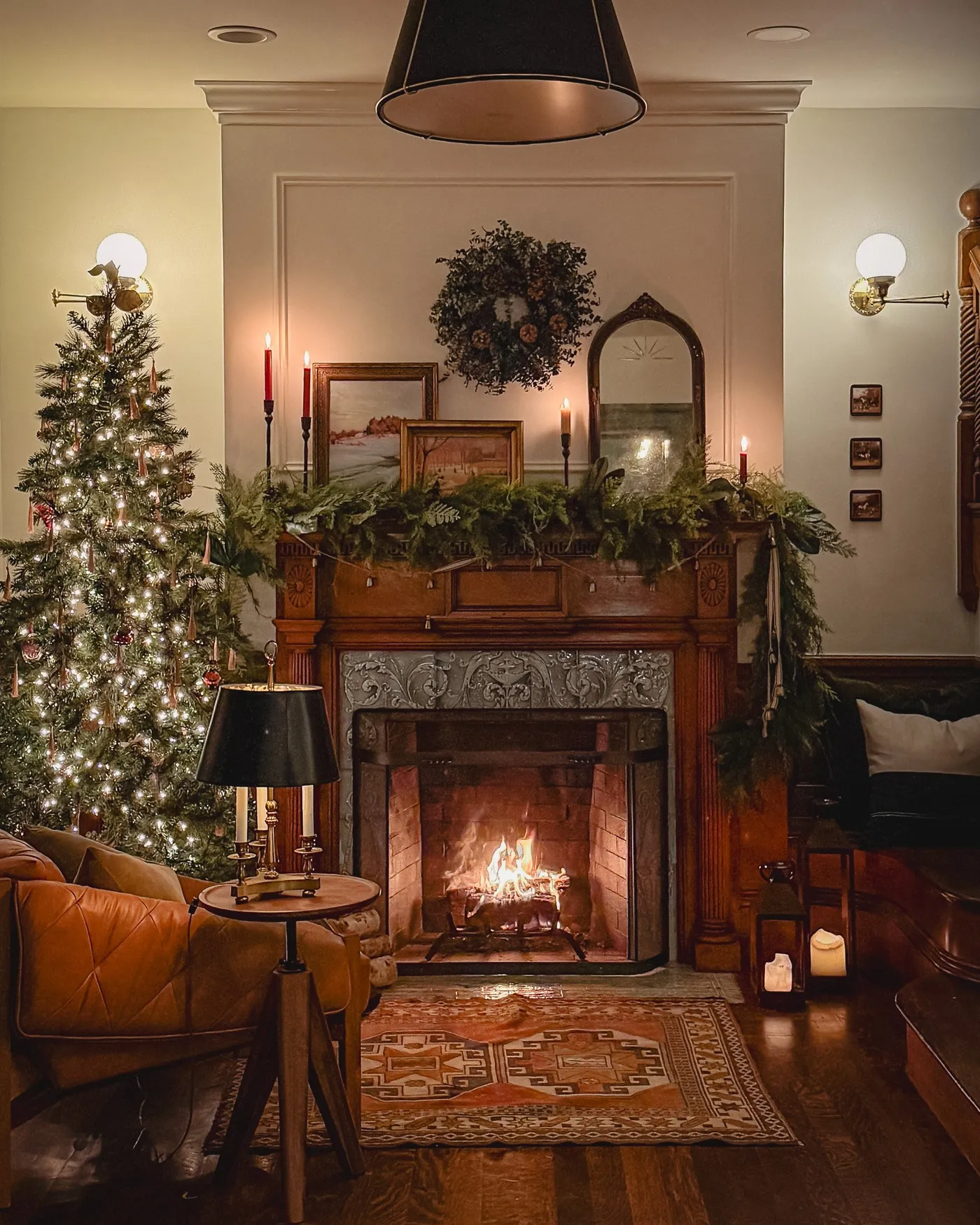 Our Boston Victorian Entry at Christmas Time — Renovation Husbands