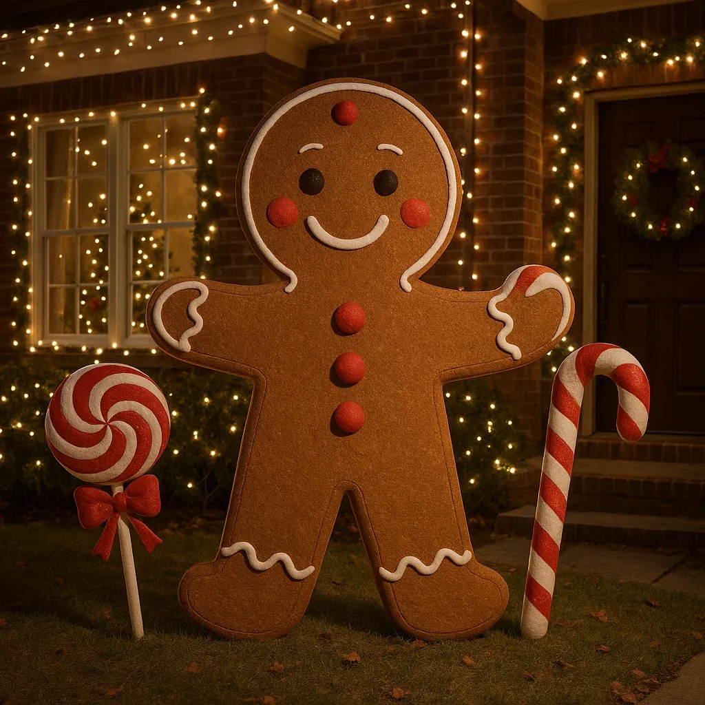 Outdoor Christmas Gingerbread Decorations Ideas for 2025 - Aosom