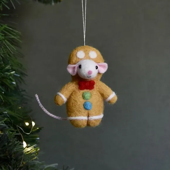 PDF FILES Gingerbread Mouse Needle Felting Pattern
