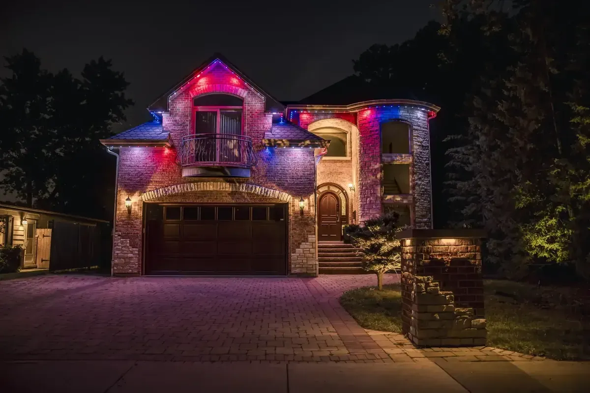 Permanent Christmas Light Installation in East Stroudsburg PA