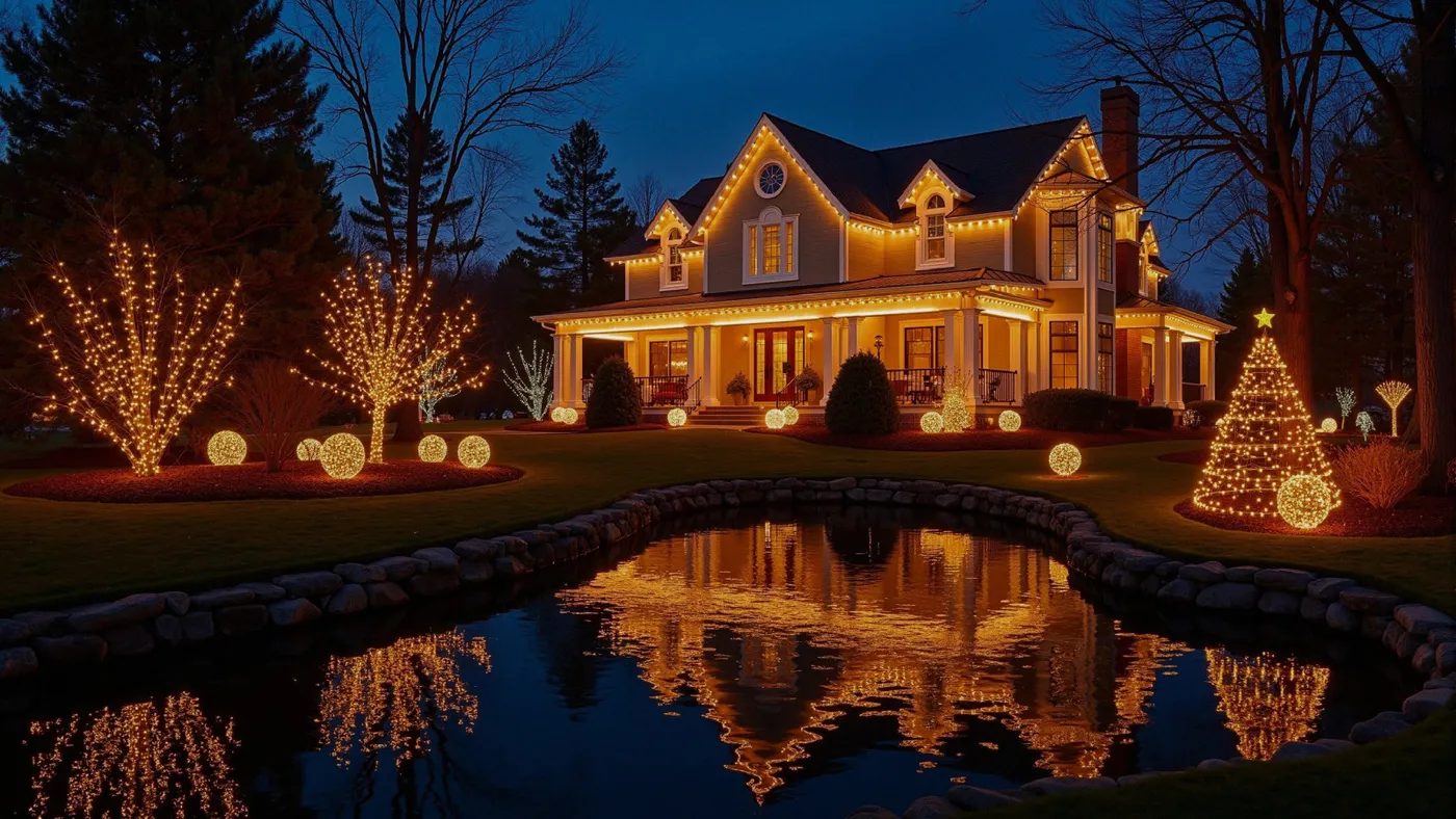 Permanent Christmas Lights | Year-Round | Halo Custom