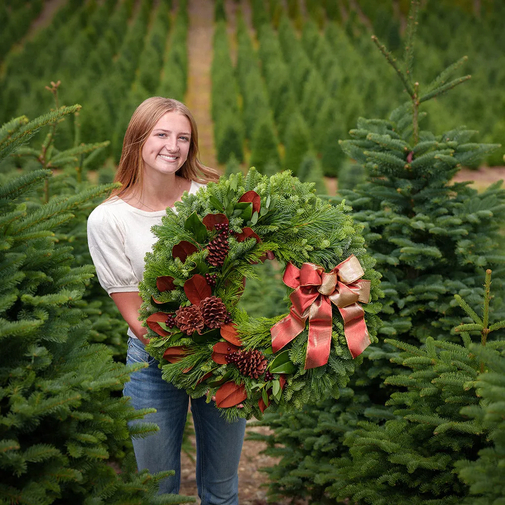 Personalized Charm: Wreaths for the Front Door – Lynch Creek Farm