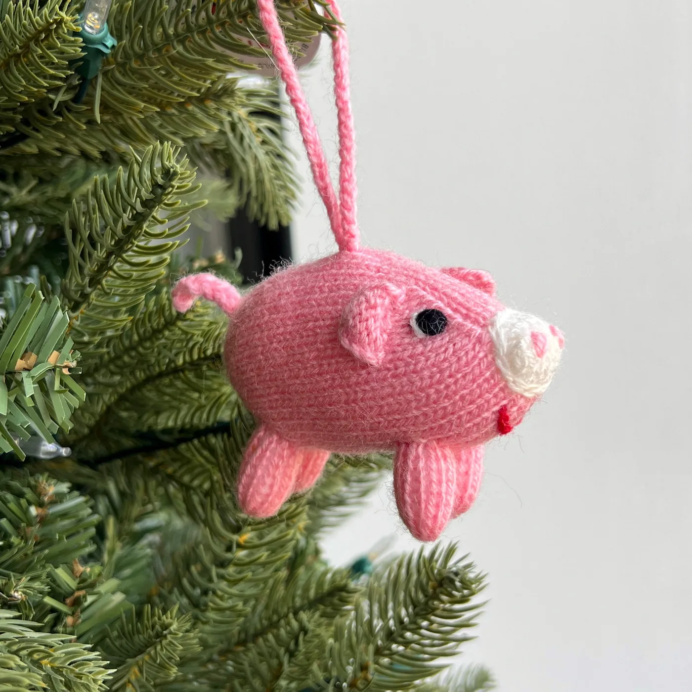 Pig Christmas Ornament | Handmade Farm Animal Christmas Ornament | Ornaments 4 Orphans®