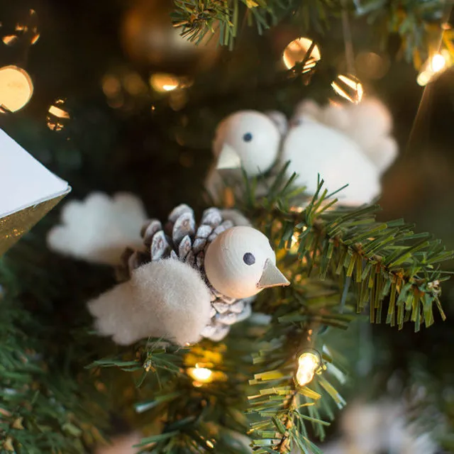Pinecone Ornaments Fabric Christmas Animals Party Decorations Beautiful DIY  Pine Cone Christmas Ornaments Sew Very Crafty