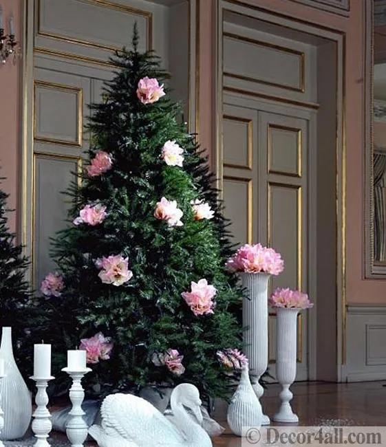 Pink Colors Romanticizing Modern Christmas Decor, 35 Creative Holiday Decor  Ideas