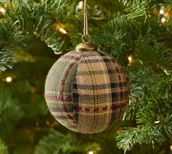 Plaid Christmas Decor | Pottery Barn