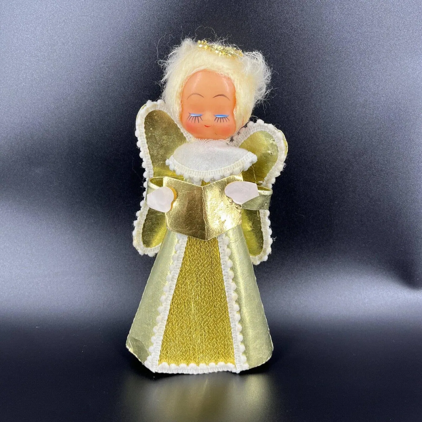 Plastic Vintage Angel Tree Topper Angel Christmas Tree Table Topper Plastic  Mercari