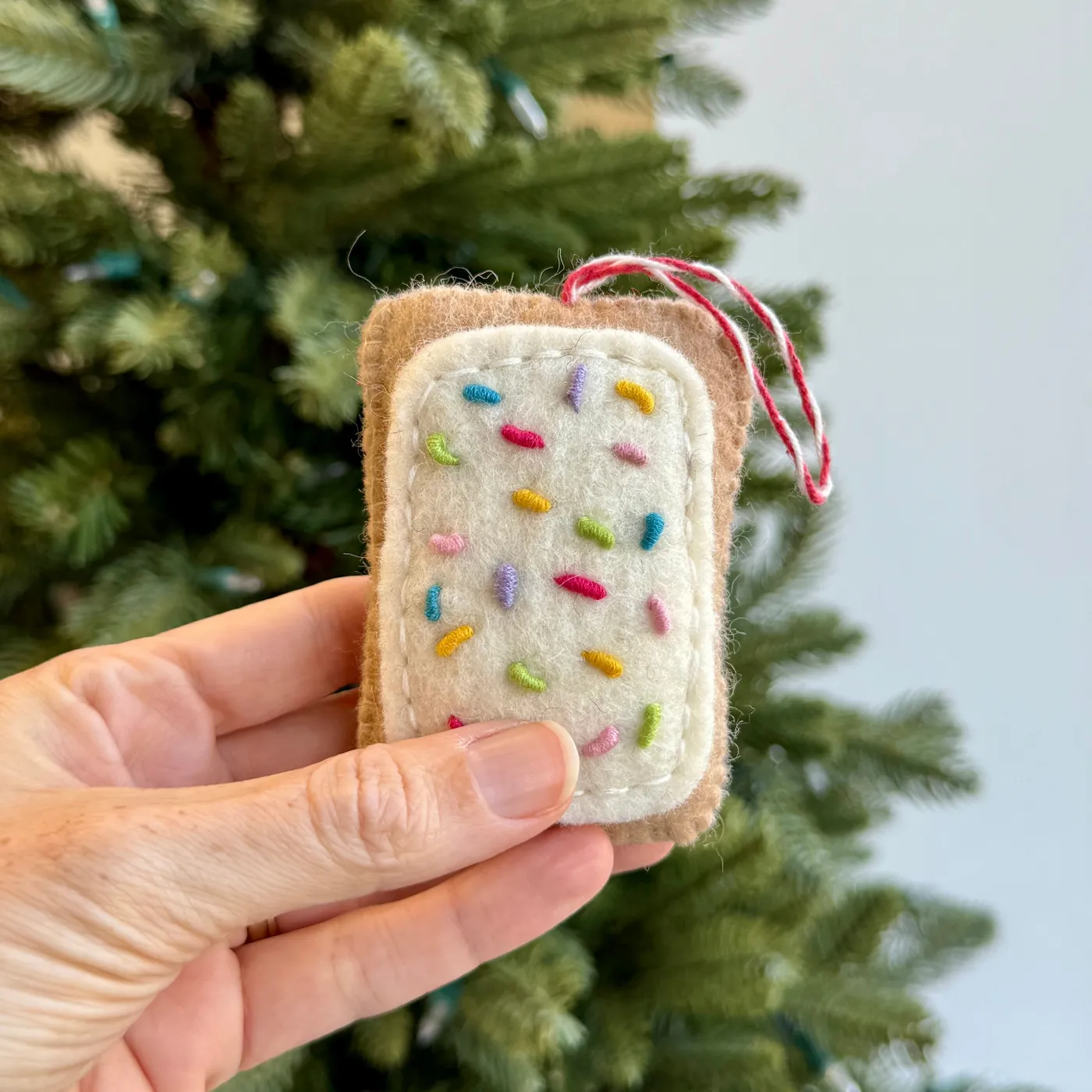 Pop Tart Ornament | Handmade Felt Wool Christmas Ornament | Ornaments 4  Orphans®