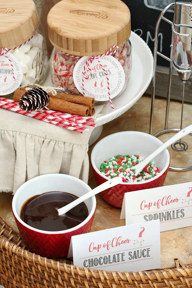 Printable Hot Cocoa Bar Hot Chocolate Bar Ideas Clean And Scentsible