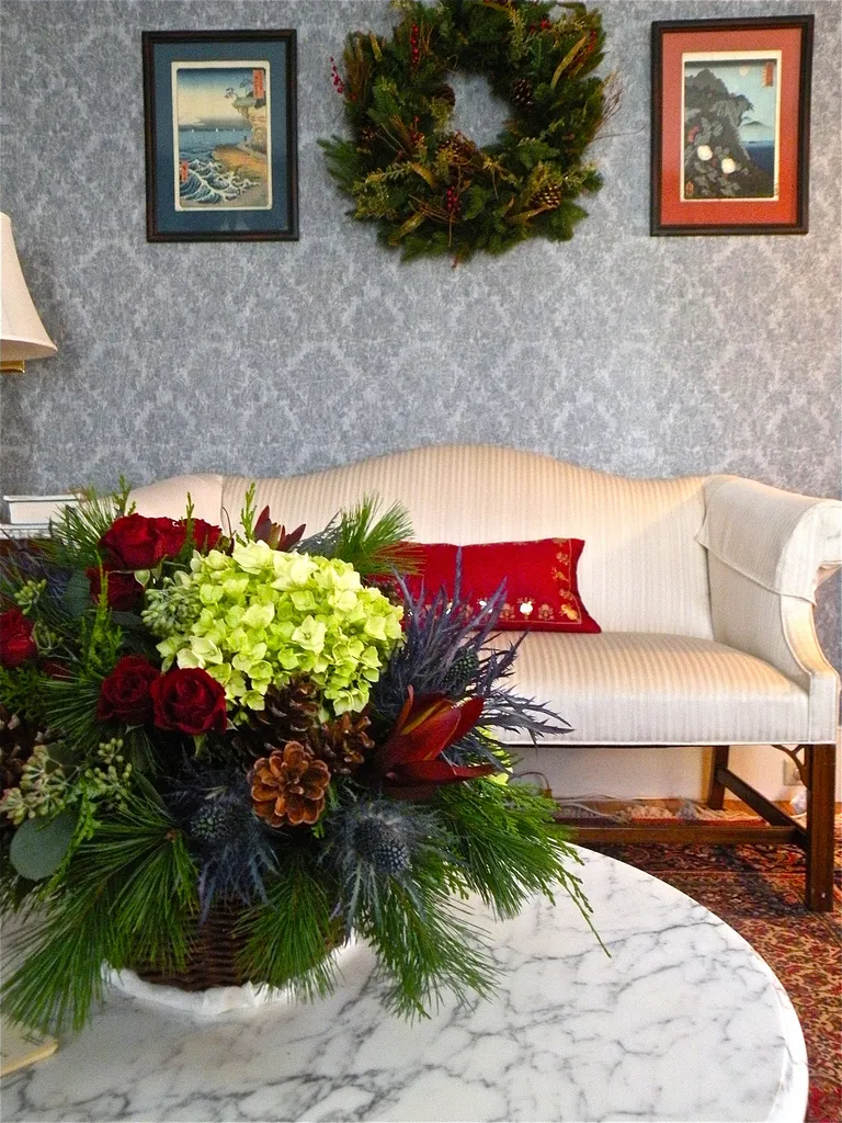 Recreating Floral Arrangements - Linda Merrill Interior Designer Decorator South Shore Massachusetts