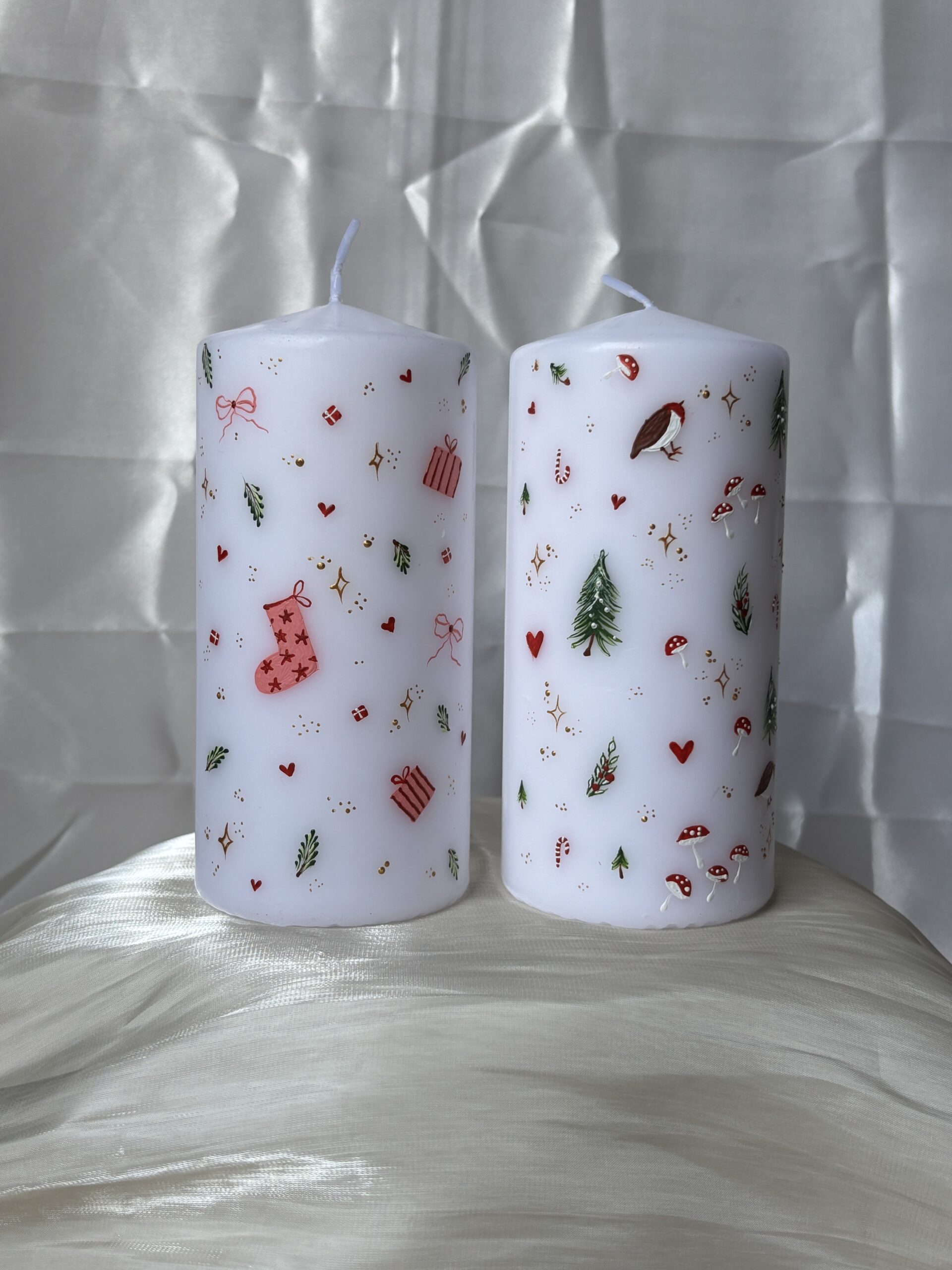 Red and Green Christmas Motifs – Calligraphy UAE