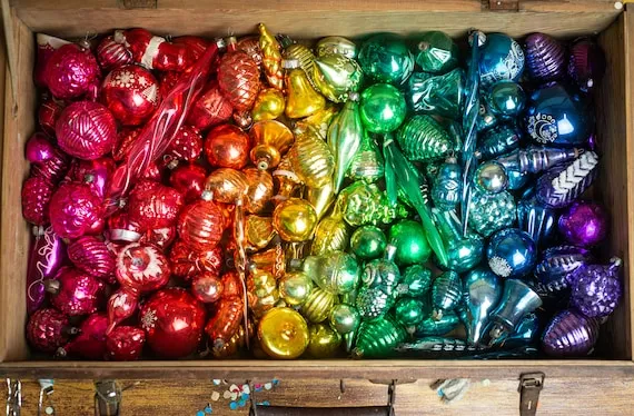Retro Christmas Balls Vintage Colorful Ornaments Traditional Vintage Christmas Ornaments – Page – Traditions