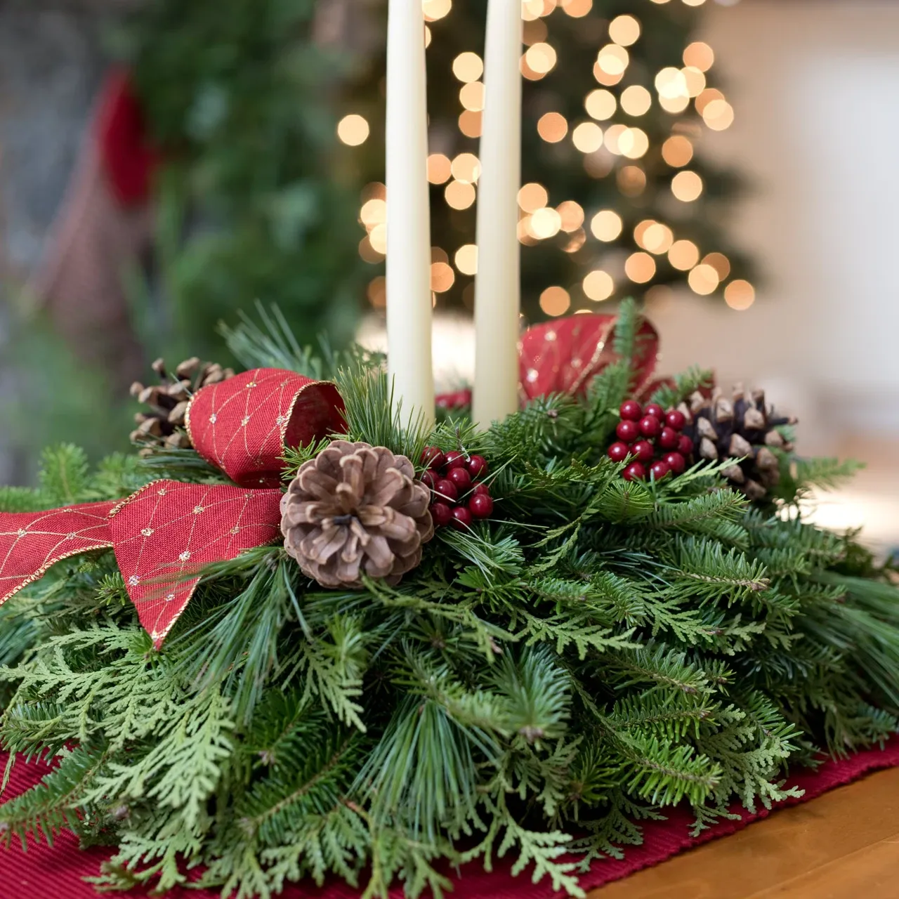 Rustic Elegant Christmas Centerpiece Idea: A Step-by-Step Christmas Center Piece