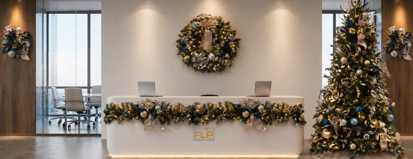 Sarasota Fl Midnight Jewels Holiday Interior Package | Festive Lighting Pros