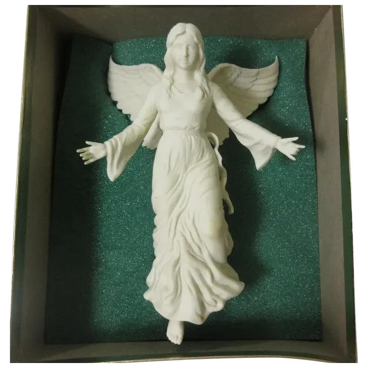 Similar Items to Lenox Renaissance Angel Christmas Tree Topper, 1980, Orig.  Box