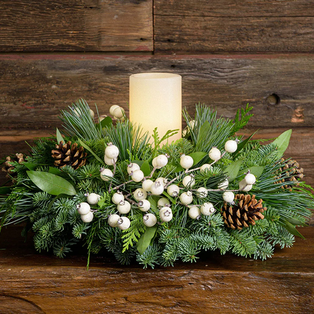 Simple and Natural Centerpiece | Rustic Centerpiece | Lynch Creek Farm