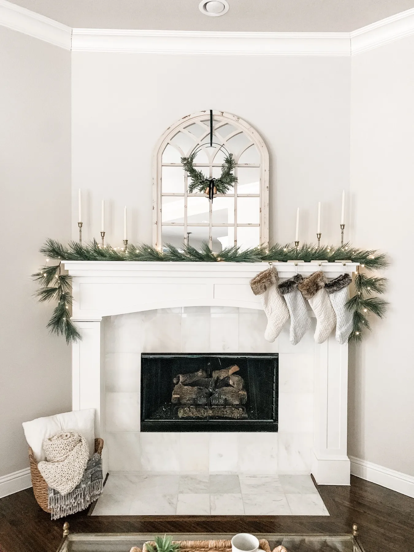 Simple and Neutral Christmas Home Decor - A Poised Perspective