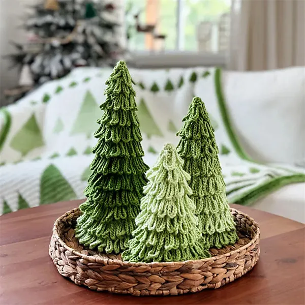 Small Size Simulated Christmas Tree Desktop Ornament