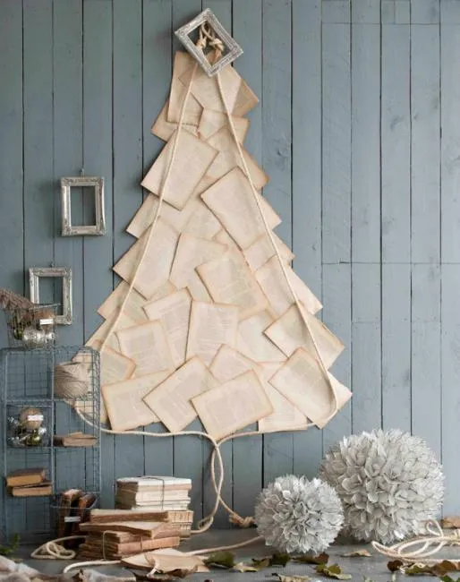 Space Saving Ideas and Creative Christmas Designs, Alternative Wall Holiday Trees