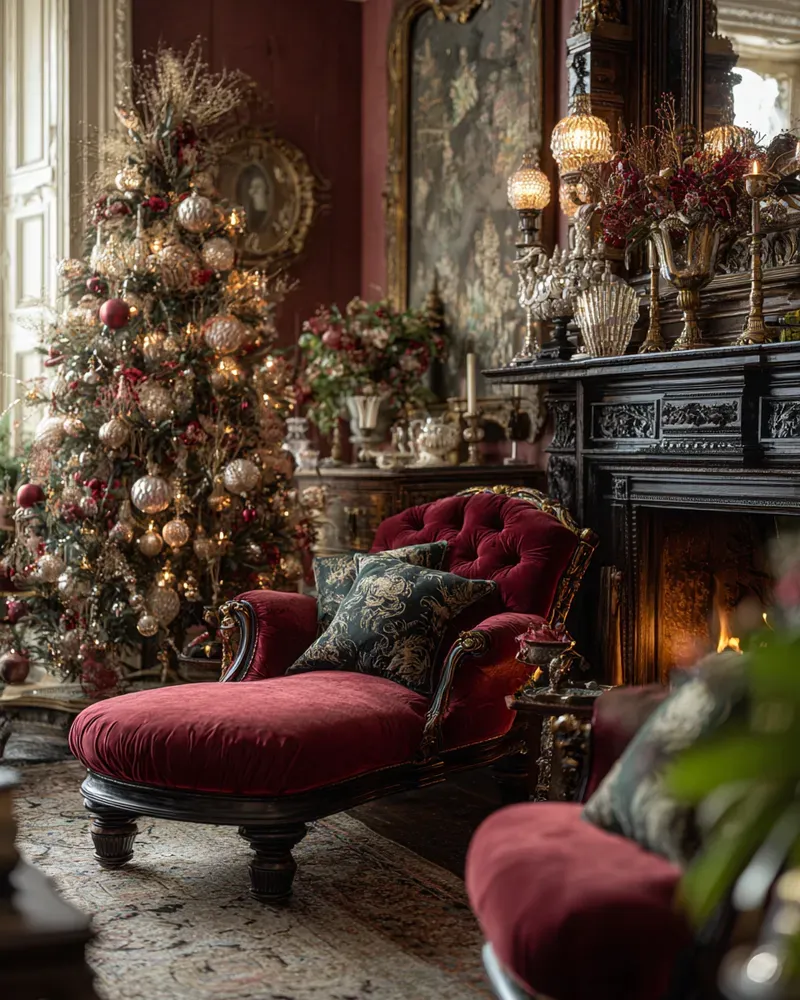 💖 Steal My Victorian Christmas Living Room Secrets! 🎄✨