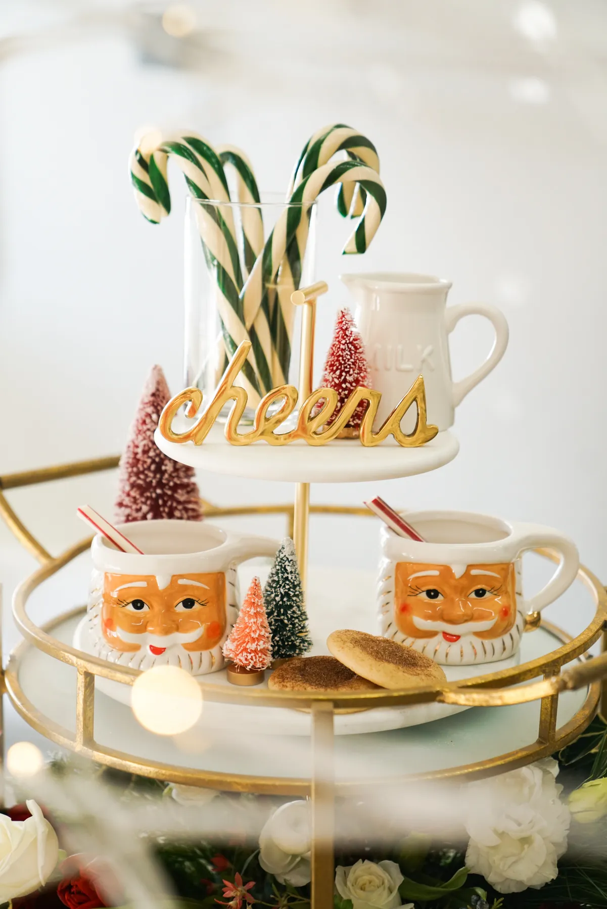 Styled Holiday Table Scapes - Fig and Whiskey with Domonique Rose Florals