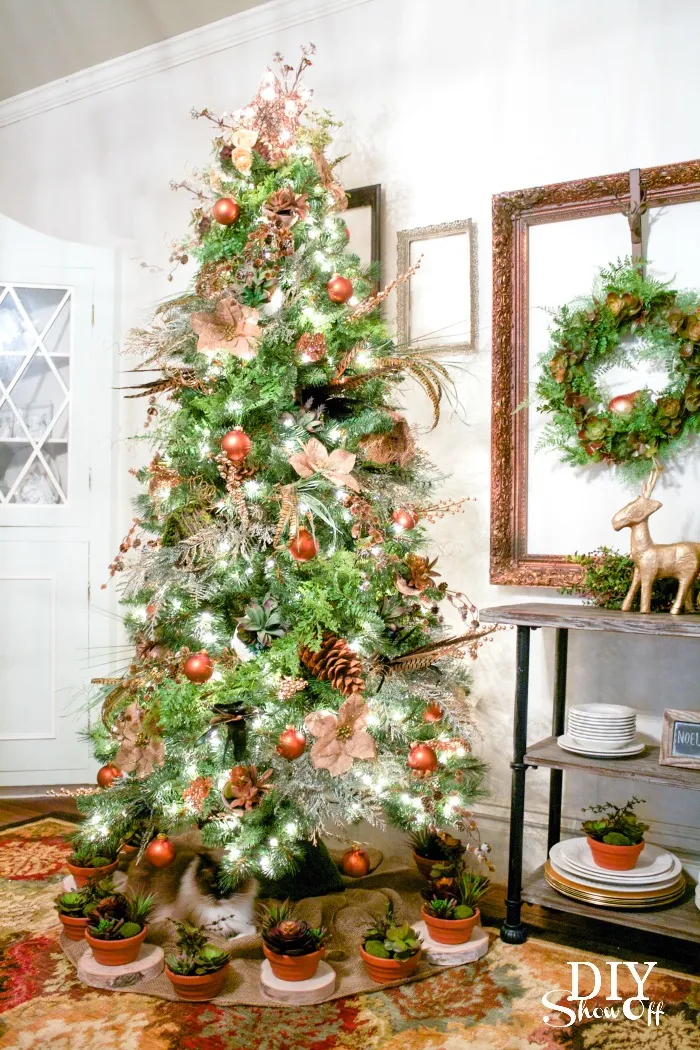 Succulents & Spruce Christmas Tree @diyshowoff - #michaelsmaker dream tree  challenge - DIY Show Off ™ - DIY Decorating and Home Improvement BlogDIY  Show Off ™ – DIY Decorating and Home Improvement B