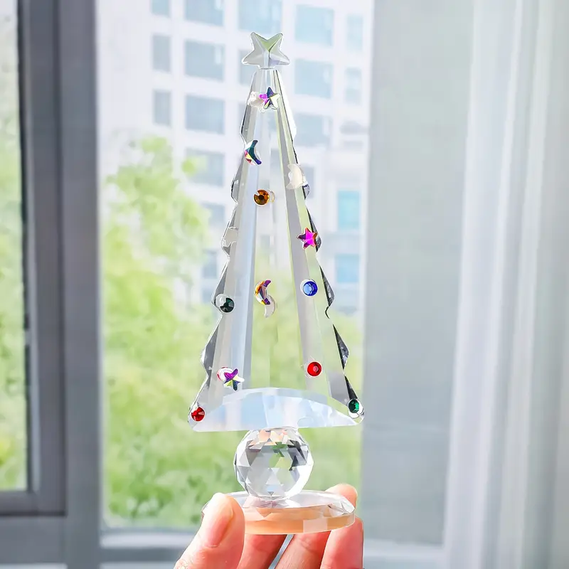 sun catcher artificial crystal christmas tree statue home - Temu Kuwait
