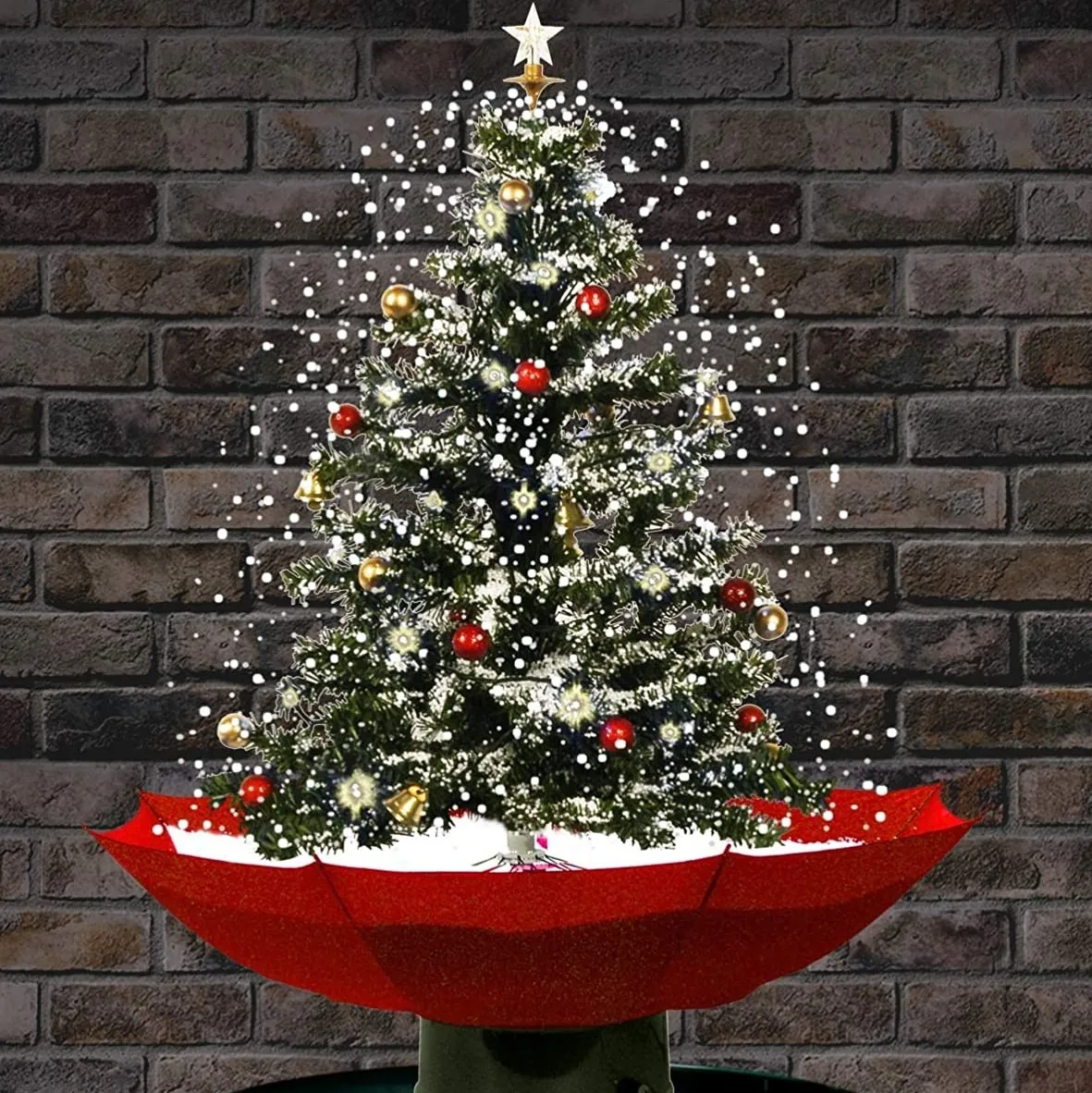Tabletop Snowing Christmas Tree - Unicun