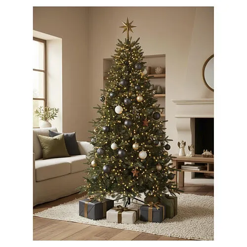 Tanelin 83-inch prelit Christmas tree with 2910 LEDs, slim design, poly, Winter  Woodland | online sales on HOLYART.co.uk