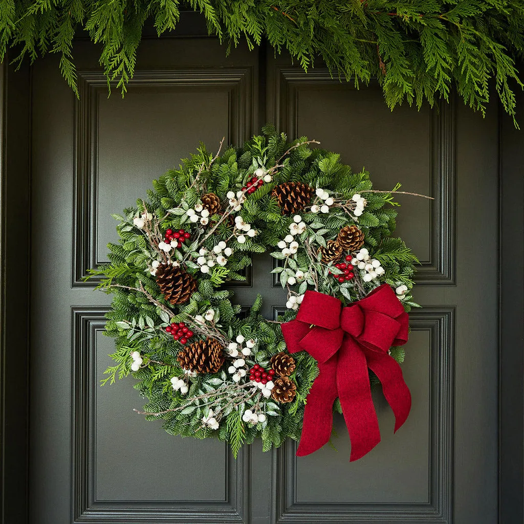 The Art of Welcome: Lynch Creek Farm's Wreaths for Front Door Elegance