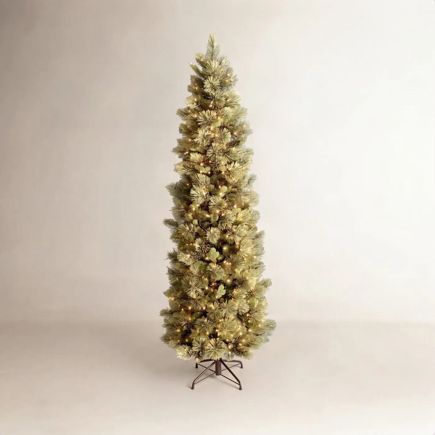 The Holiday Aisle® Slim Pre-Lit Pine Tree & Reviews | Birch Lane