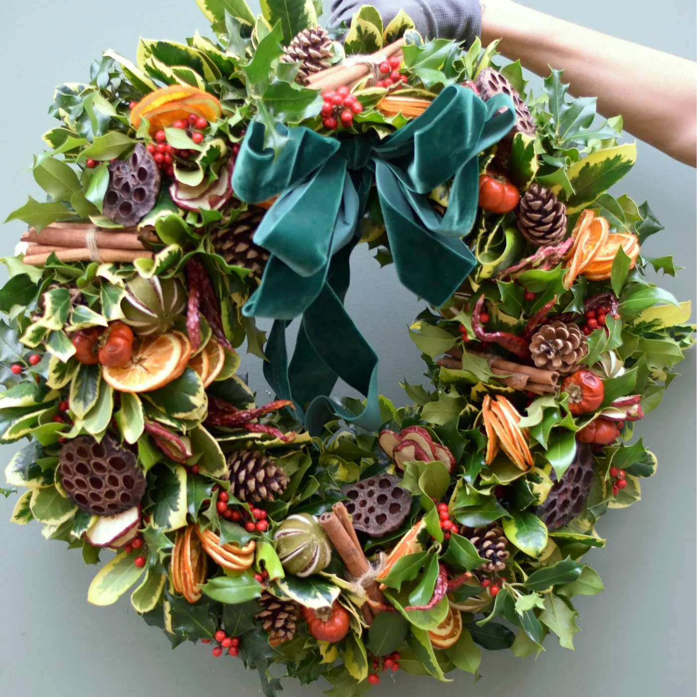 The Kensington Christmas Wreath - Kensington Flowers