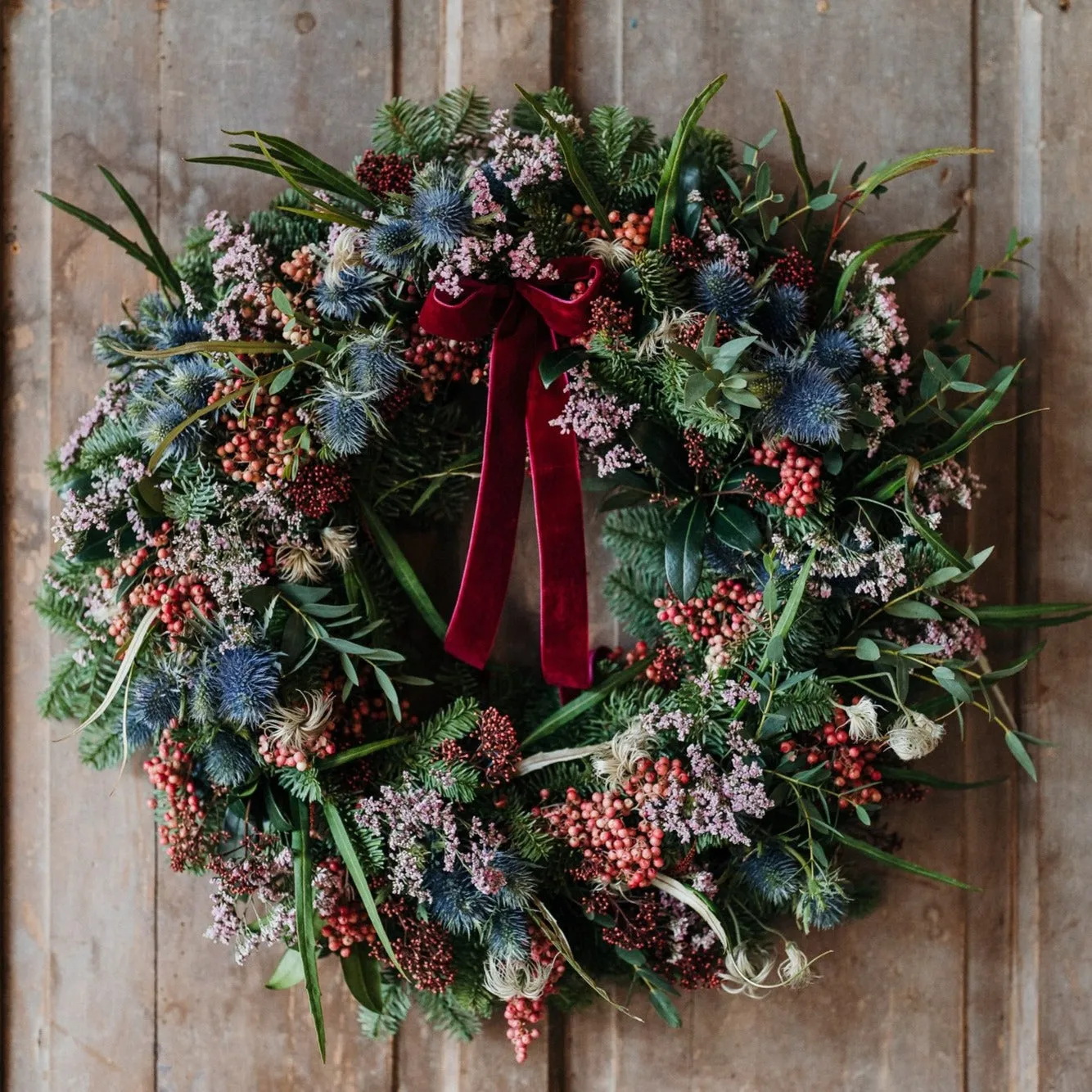The Mulberry | Luxury Christmas Door Wreath | Mad Lilies