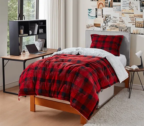 Twin Red Plaid Duvet Flannel Duvet Covers Twin