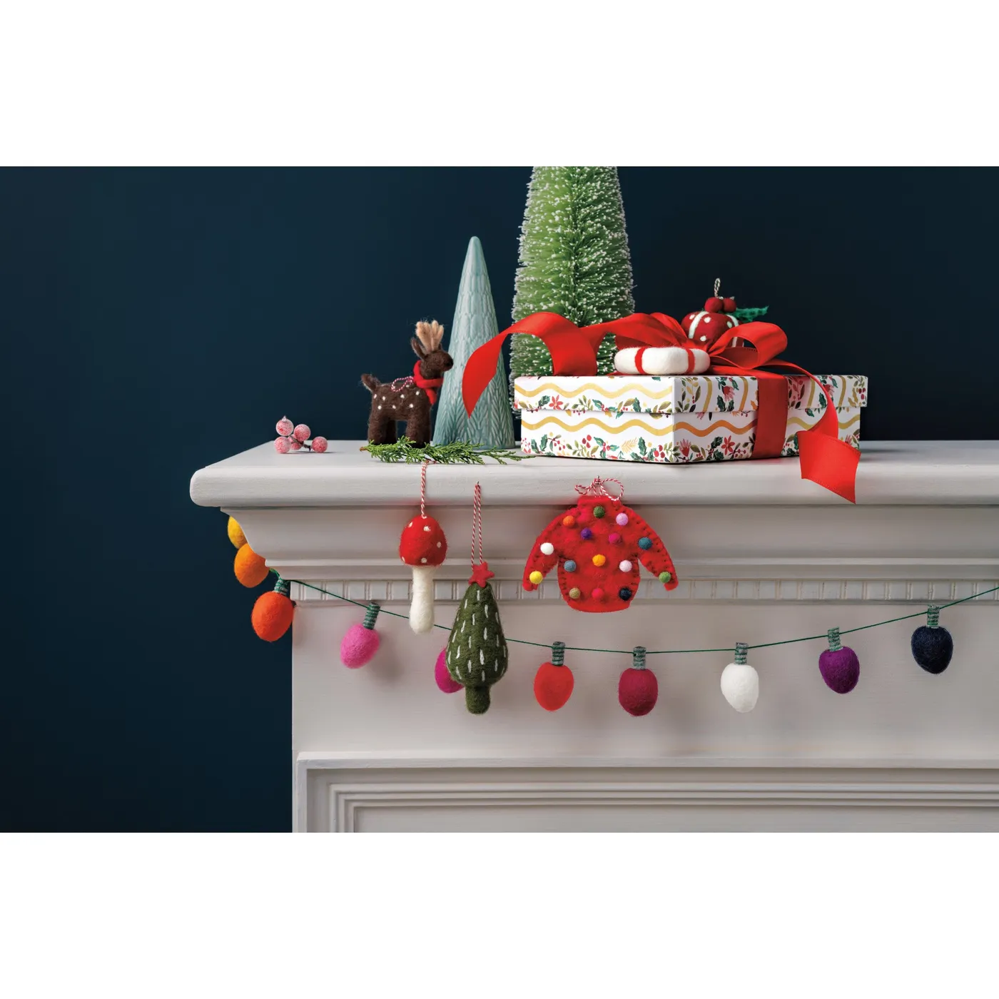 Ugly Xmas Sweater Felt Christmas Tree Ornaments - 3 Assorted Styles –  Danica Brands