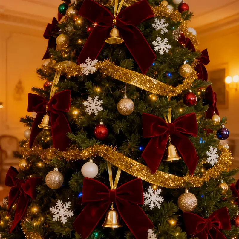 valentines day christmas light luxury velvet burgundy bow - Temu Mauritius