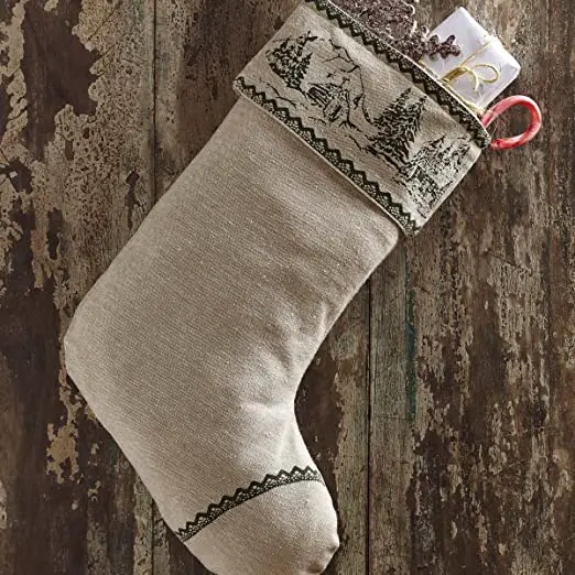 VHC Brands Timberland Christmas Stocking
