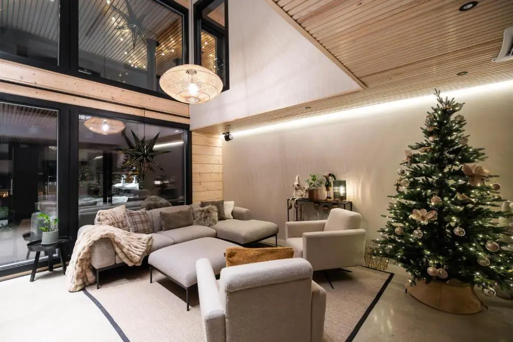 Villa Log modern interior, Rovaniemi (updated prices 2026)