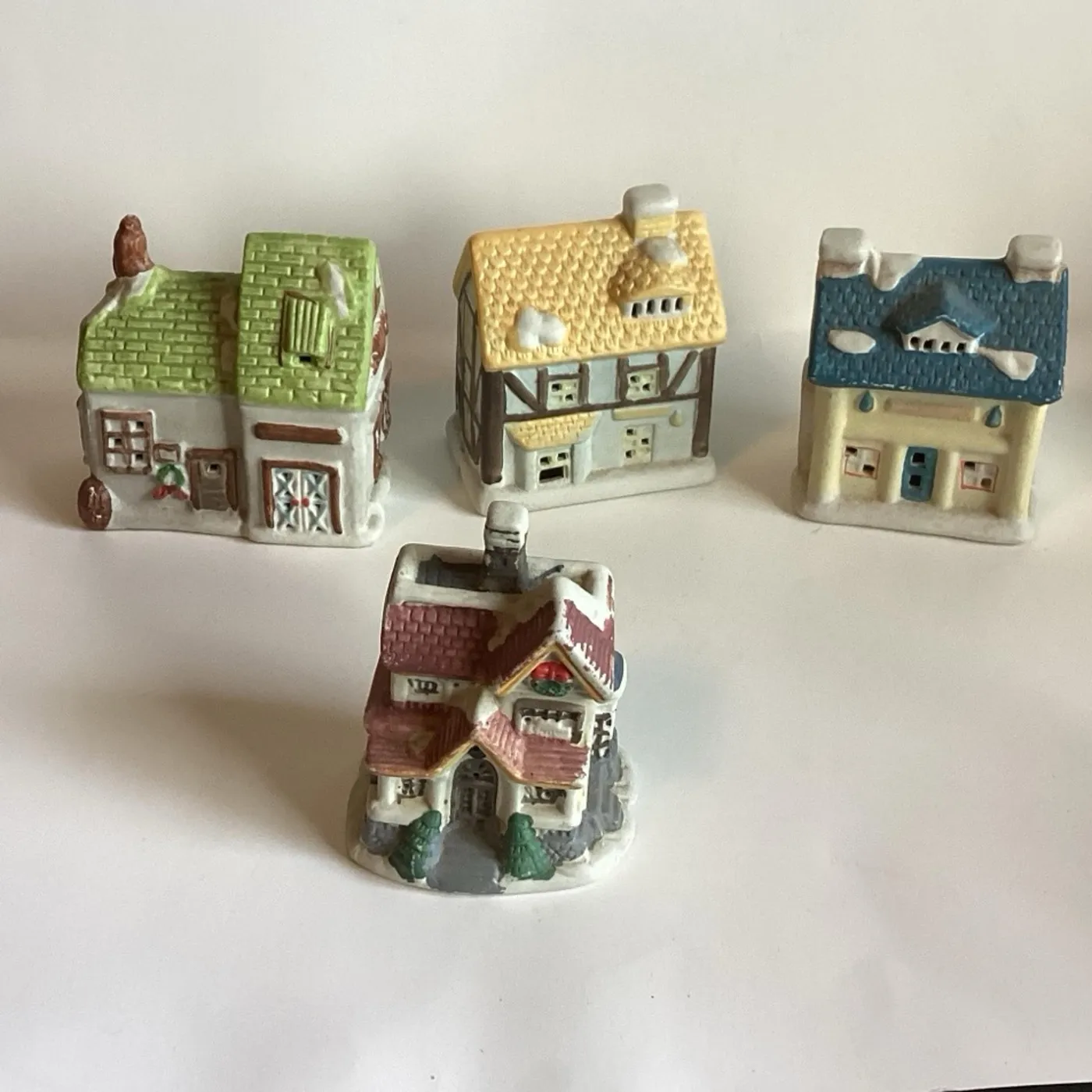 Vintage 4 pieces Christmas Village Victorian | Mercari